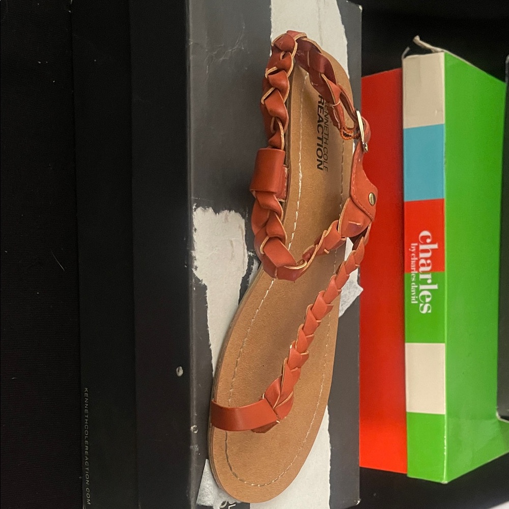 Kenneth Cole Reaction Women's Brown Braided Sandals
